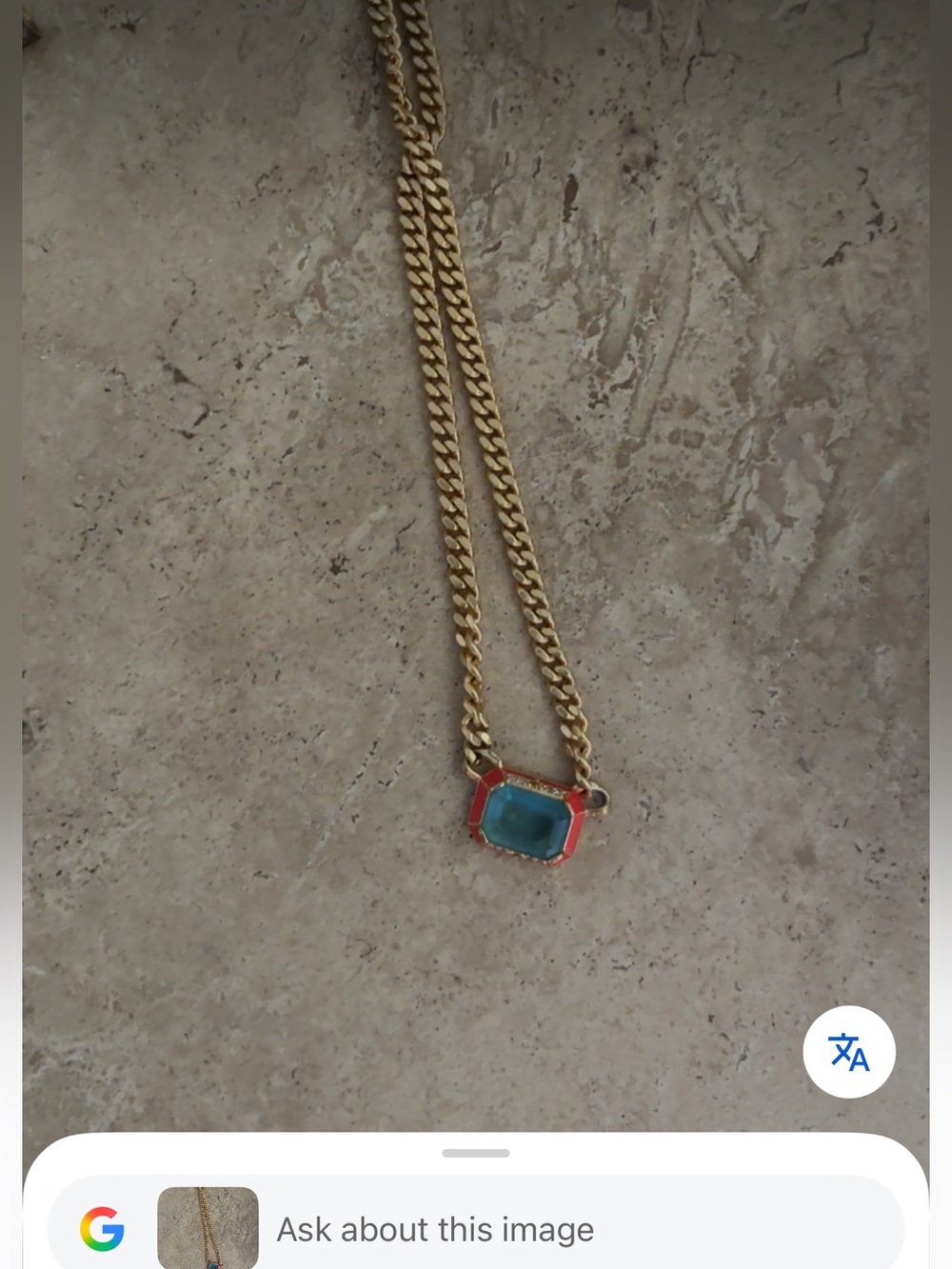 Pascal Artdeco Prism Diamond Necklace
